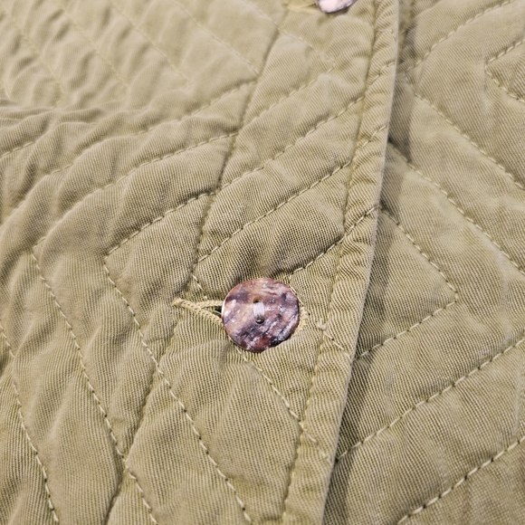 Cut Loose Olive Quilted Utility Jacket - Picture 4 of 9